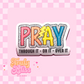 Pray Sticker