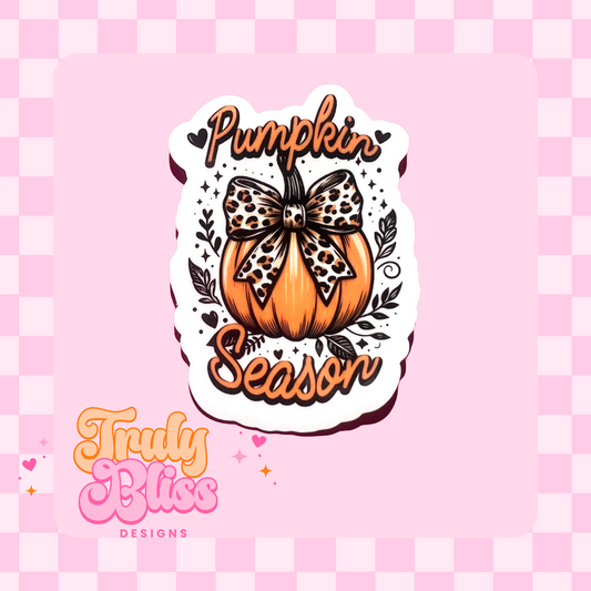 Pumpkin Season Sticker